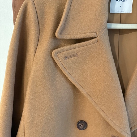 Tan/Camel Peacoat (Brand New) - Picture 2 of 6